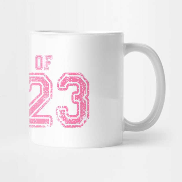 Varsity Pink Class of 2023 by Jitterfly